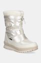 Calvin Klein Jeans stivali da neve bambini finta pelle fiore beige V3A5.81038.28.34