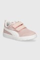 Дитячі кросівки Puma Courtflex V3 Mesh PS синтетичний рожевий 398086