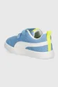 Dziewczynka Puma sneakersy dziecięce Courtflex V3 Mesh PS 398086 niebieski