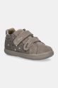 Primigi scarpe basse in pelle scamosciata bambini finta pelle fiore grigio 6850400.25.29