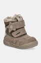 Primigi cizme de iarna pentru copii piele întoarsă bej 6859511