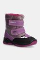 Primigi scarpe invernali bambini finta pelle fiore violetto 6861300.25.29