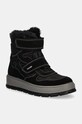 Primigi scarpe invernali bambini pelle scamosciata nero 6870000.31.35
