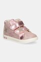 Primigi sneakersy zamszowe dziecięce imitacja skóry licowej różowy 6902600