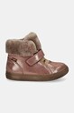 Froddo buty zimowe zamszowe dziecięce BASCO TEX G2110144.G.25.27 różowy AW24