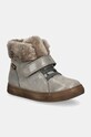 Froddo buty zimowe skórzane dziecięce BASCO TEX ocieplane srebrny G2110144.25.27