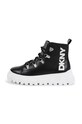 Dkny botki skórzane dziecięce czarny D60879.30.35