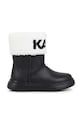 Karl Lagerfeld ghete de iarna pentru copii din piele Z30312.36.39 negru AW24