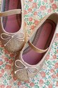 Дитячі балетки Konges Sløjd BAL BALLERINA синтетичний бежевий KS101885