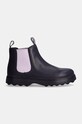 Camper cizme chelsea din piele pentru copii Norte K900149.023.30.34 violet AW24