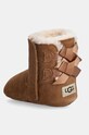 Fete UGG pantofi din piele intoarsa pentru bebe BABY BAILEY BOW 1157692I maro