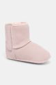 UGG pantofi din piele intoarsa pentru bebe BABY CLASSIC AND LOVEY 1157707I.G roz AW24