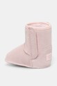 UGG buty zamszowe niemowlęce BABY CLASSIC AND LOVEY różowy 1157707I.G