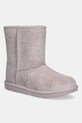 UGG śniegowce zamszowe dziecięce KIDS CLASSIC II SHIMMER SKY brak zapięcia fioletowy 1157708K