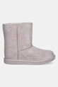 UGG śniegowce zamszowe dziecięce KIDS CLASSIC II SHIMMER SKY 1157708K fioletowy AW24