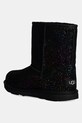 Дівчинка Дитячі замшеві чоботи UGG KIDS CLASSIC II SHIMMER SKY 1157708K чорний