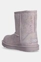 Dziewczynka UGG śniegowce zamszowe dziecięce CLASSIC II SHIMMER SKY 1157708T fioletowy