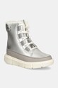 Dětské sněhule Sorel imitace kůže stříbrná 2088512.G