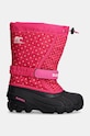 Sorel cizme de iarna copii CHILDRENS FLURRY BO 2114091.G roz AW24