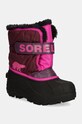 Sorel cizme de iarna copii TODDLER SNOW COMMAND imitatie de piele roz 2114101.G
