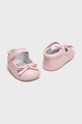 Dětské boty Mayoral Newborn imitace kůže růžová 9789.2D.Newborn.9BYH