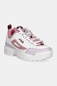 Παιδικά αθλητικά παπούτσια Fila DISRUPTOR F συνθετικό μωβ FFK0224
