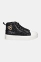 Παιδικά πάνινα παπούτσια Michael Kors SKATE SPLIT 3 GLITTER MK101080 μαύρο AW24