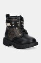 Дитячі черевики Michael Kors MADELINE HASKELL STUD блискавка чорний MK100893