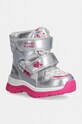 Agatha Ruiz de la Prada pantofi din piele intoarsa pentru copii sintetic argintiu 241990.24.27