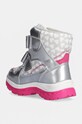 Fete Agatha Ruiz de la Prada pantofi din piele intoarsa pentru copii 241990.24.27 argintiu