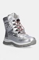 Dječje cipele za snijeg Garvalin imitacija zrnate kože srebrna 241851.28.34