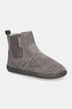 Garvalin scarpe invernali in pelle scamosciata bambino/a isolamento leggero grigio 241303.24.26