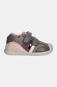 Biomecanics sneakersy zamszowe dziecięce 241110.G szary AW24