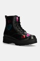 Skechers workery dziecięce GRAVLEN HI na zamek czarny 303409L