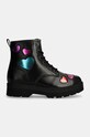 Skechers workery dziecięce GRAVLEN HI 303409L czarny AW24