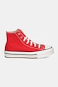 Converse trampki dziecięce CHUCK TAYLOR ALL STAR EVA LIFT A08425C czerwony AW24
