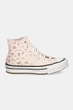 Converse trampki dziecięce CHUCK TAYLOR ALL STAR EVA LIFT A08397C różowy AW24