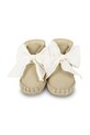 Δερμάτινα βρεφικά παπούτσια Donsje Pina Organza Booties 1019100. μπεζ AA00