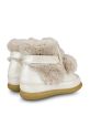 Donsje ghete de iarna pentru copii din piele Dubu Exclusive Shoes Poodle bej 1500503.