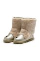 Fete Donsje ghete de iarna pentru copii din piele Wadudu Exclusive Boots Poodle 2022121.29.33 bej