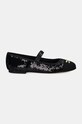 Дитячі балетки Elisabetta Franchi F4A3.E0096.1788 чорний AW24