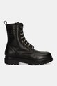 Elisabetta Franchi workery skórzane dziecięce F4A5.E0136.1251 czarny AW24
