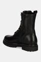 Dziewczynka Elisabetta Franchi workery skórzane dziecięce F4A5.E0136.1251 czarny