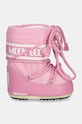 Moon Boot śniegowce dziecięce ICON MINI NYLON 80D1400430.G różowy AW24