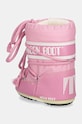 Dziewczynka Moon Boot śniegowce dziecięce ICON MINI NYLON 80D1400430.G różowy