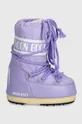 Дитячі чоботи Moon Boot ICON NYLON 80D1400440 фіолетовий AW24