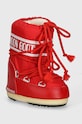 Detské snehule Moon Boot ICON NYLON textilný červená 80D1400440