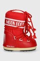 Дитячі чоботи Moon Boot ICON NYLON 80D1400440 червоний AW24