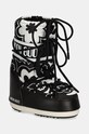 Дитячі чоботи Moon Boot ICON FLOWER з утепленням чорний 80D1402940
