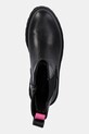 Patrizia Pepe stivaletti chelsea in pelle bambini nero PPJ891.35.41